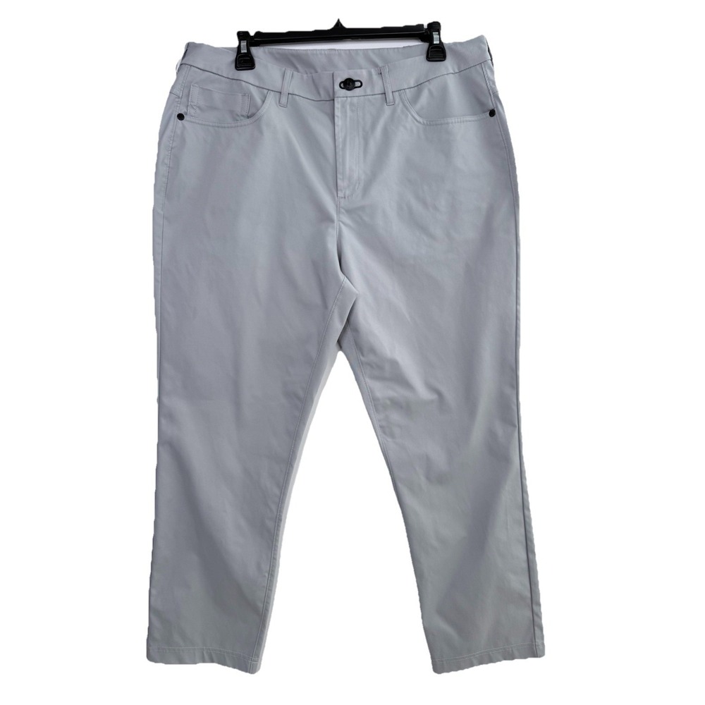 Public Rec Pants Mens 34x28 (*26) Gray Workday 5 Pocket Performance Stretch